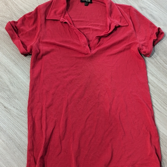 Red Massimo Dutti polo💥Summer Sale! - Picture 2 of 3
